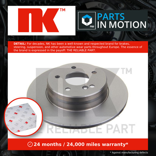 Brake discs pair solid - 2x,