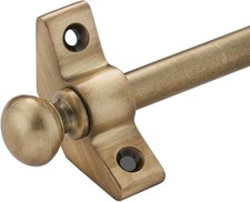 Stair Carpet Rods AUCTION Set Of 13 Round Antique Brass 70cm AMSKA