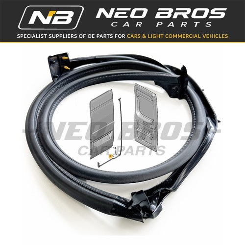 Rear passenger door rubber - rear,