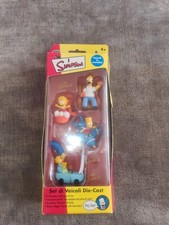 Official The Simpsons die cast figures set, boxed, never opened,  Italian 2002