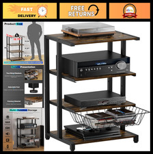 4-Tier Media Stand with