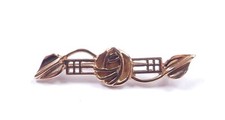 9ct Glasgow Rose Brooch Rennie