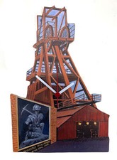 Coal Mining Colliery Clock -