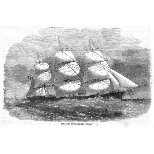 Shipping danish clipper ship - danish,
