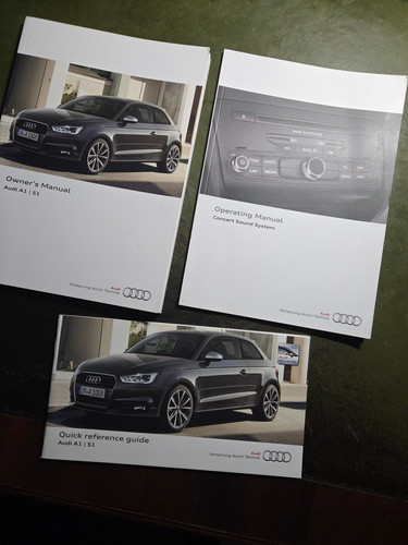 Audi owners manual - s1, 204