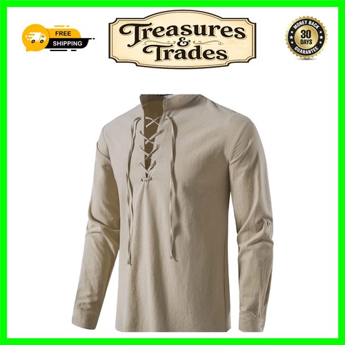 Men long sleeve - sleeve, lace-up