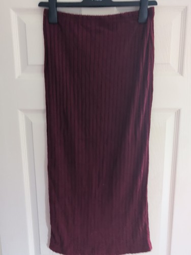 Shein womens burgundy - burgundy, skirt