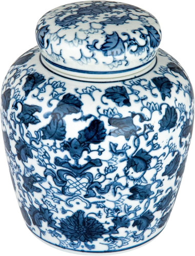Blue and white - blue, ginger