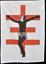 PSYCHIC TV TEA TOWEL VAL