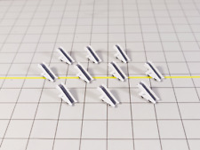 10x White Narrowbody AIRCRAFT STAIRS Airport GSE Vehicles 1:400 Scale Diorama