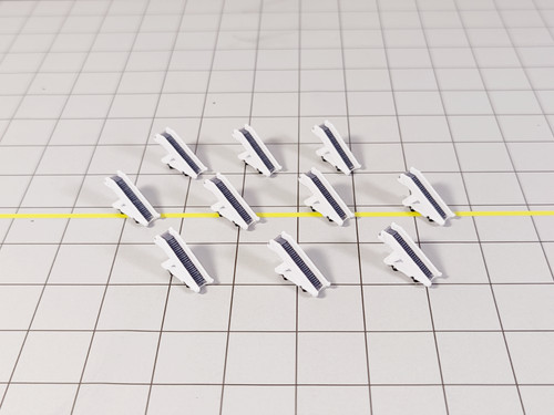 10x white narrowbody aircraft - 10x,