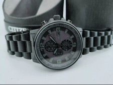 Citizen Eco-Drive Nighthawk Promaster Chronograph Men's Watch Black CA0295-58E