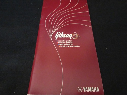 Gibson japanese catalog - japanese, book
