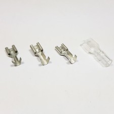 Uninsulated Female Spade Terminal Connectors Terminals Crimp Electrical Wire