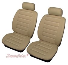 Front Leather Look Seat Covers