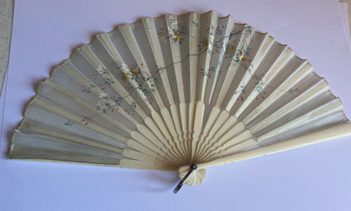 Antique vintage silk hand - antique,