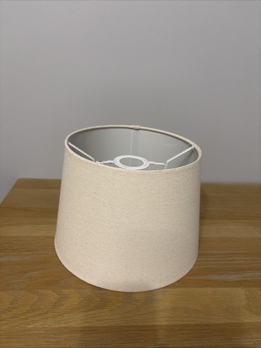 Beige linen lamp shade - beige,