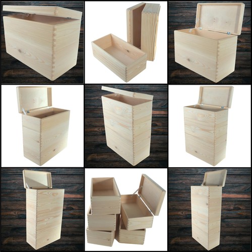 Long narrow wooden boxes - long,