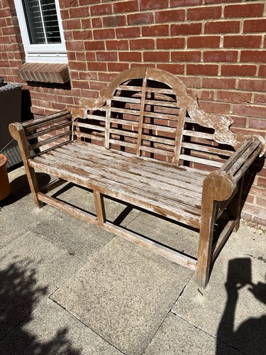 Lutyens style teak garden - teak,