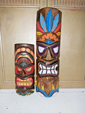 SET OF TWO MULTI COLOURED HAND