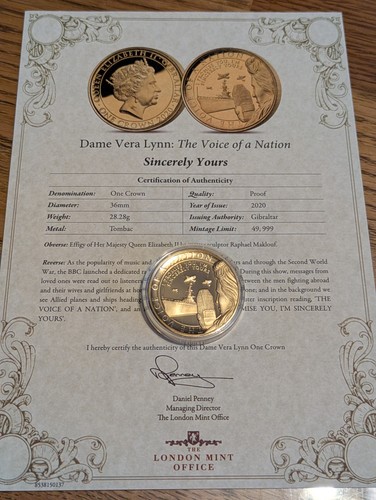 Gibraltar london mint vera - london,