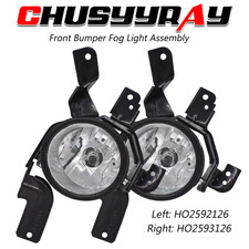 Pair Left + Right Front Bumper Fog Lights Lamps For Honda CRV CR-V 2007- 2009 UK