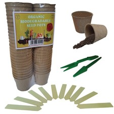 50 Biodegradable Seed Pots +