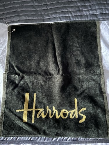 Harrods green golf towel - harrods,