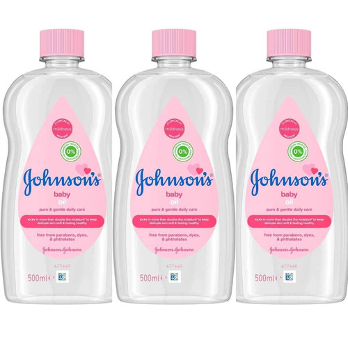 Johnson baby oil pink - johnson's,
