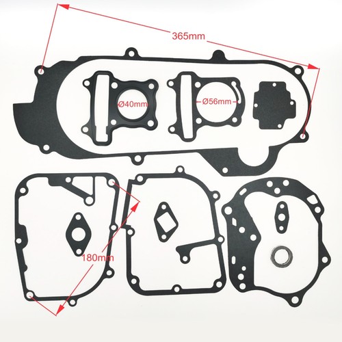 Engine gasket set baotian btm - gasket,