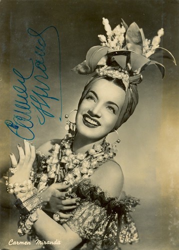 Carmen miranda signed - carmen,