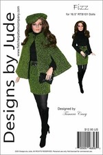 Fizz Doll Clothes Sewing Pattern 16.5" RTB101 Grace Sydney Tonner