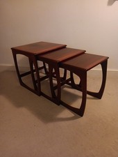 Retro Mid Century Teak Nest Of