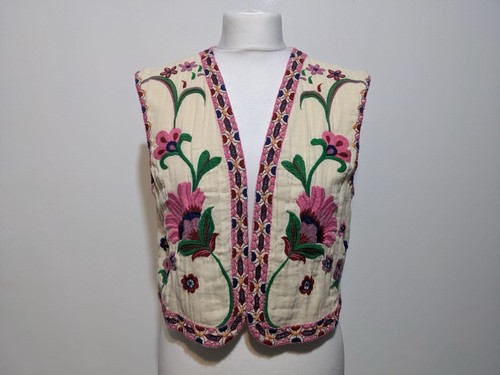 Zara embroidered gilet - zara,