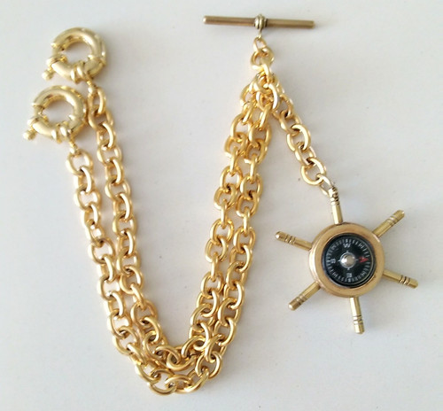 Double albert pocket watch - double,
