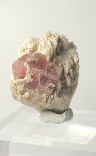 Pink tourmaline crystal - pink,