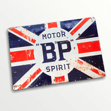 Vintage motor spirit - bp, metal