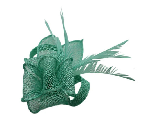 Small tilted flower clip - flower, on