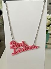 Grease Pink Ladies Necklace