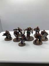 Warhammer Necromunda Goliath Gang, 8 Miniatures. pro painted