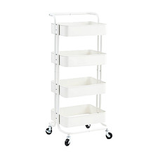 Metal Trolley on Wheels 4-Tier