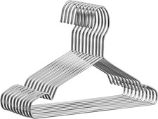 10 Pack Wire Coat Hangers -