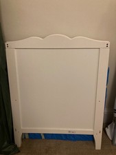 IKEA Hensvik Children’s Cot And Mattress White, Very Good Condition