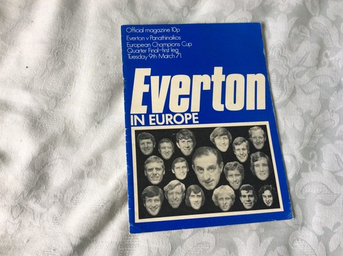 1971 european cup everton - everton, v