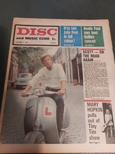 DISC & MUSIC ECHO Magazine 5th OCTOBER 1968 S Walker Beatles John Peel NME