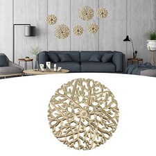 Gold Metal Wall Decor Golden Wall Art Set Golden SET