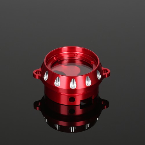 Red cnc transparent engine - transparent, oil