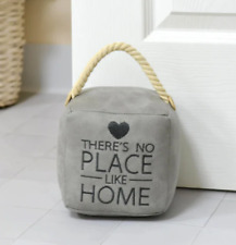 No Place Like Home Doorstop Grey Home Decor Gift