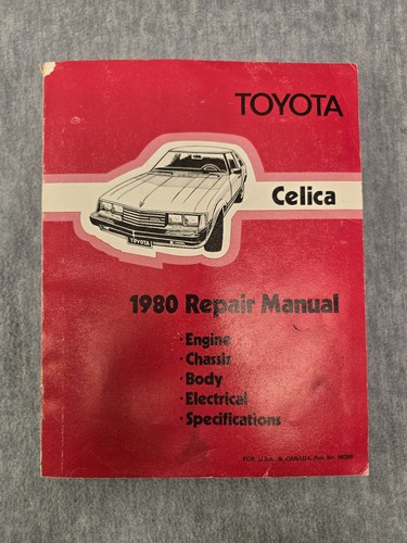 1980 toyota celica service - toyota,