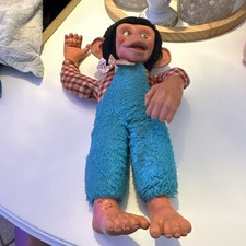 Jacko Monkey Chimp Vintage Chad Valley 1970's - needs TLC Made In England